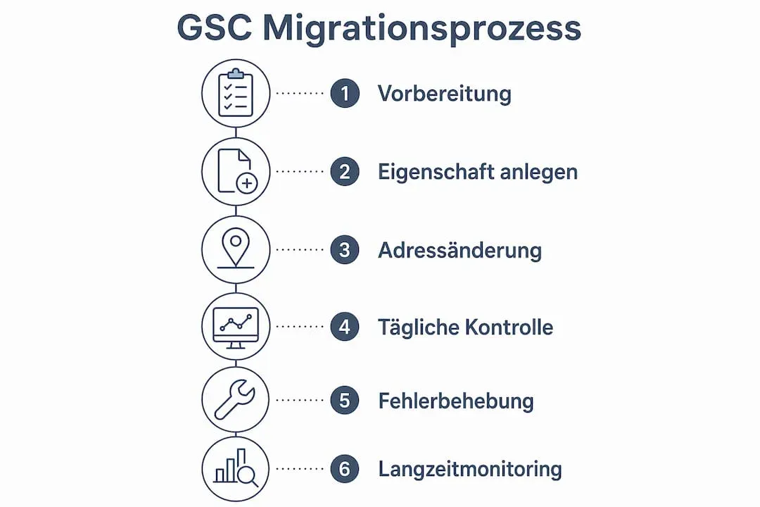 Clear guide: How to succeed with structured migration in Google Search Console